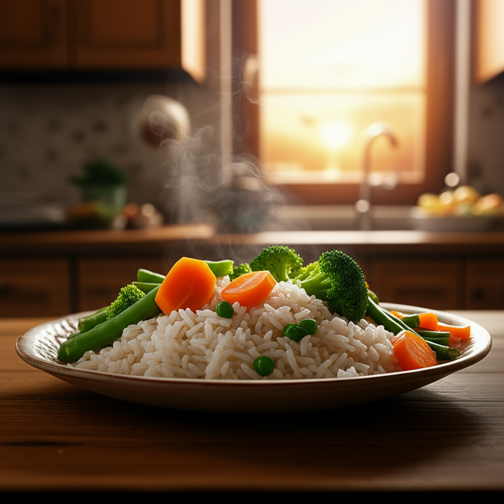 Delicious home-cooked meal